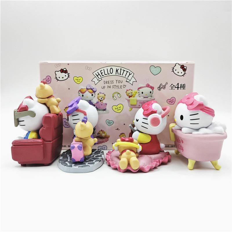 Kidrobot Kitty Cat Holiday Figure With Abs Material For Collectors And Play