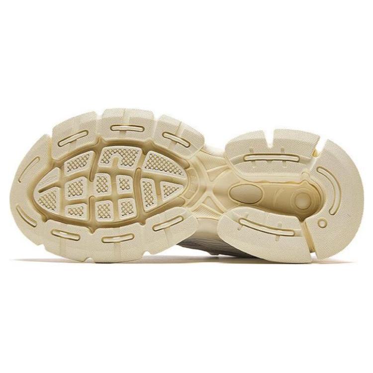 New Anta Champion Series Durable Breathable Low Top Running Shoes Men's Ecru 112418805A-2