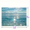 2D Shimmering Ocean Tapestry, Clear Water Sunlight Wall Backdrop