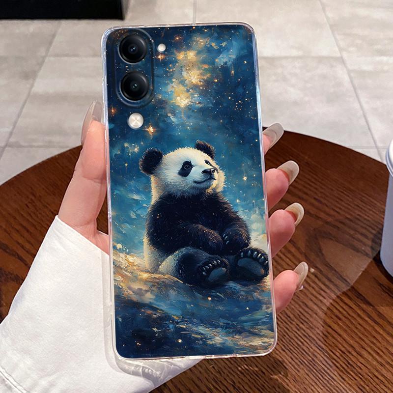 Casing For Vivo Y04 Y29S 5G Case Aesthetic Cute Cat Fashion Astronaut Cartoon Cool TPU Back Cover Transparent Soft Phone Case