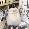 Youth Literary Travel Small Backpack New Lightweight Backpack Women's Summer Solid Color Simple Fashion Mommy Backpack