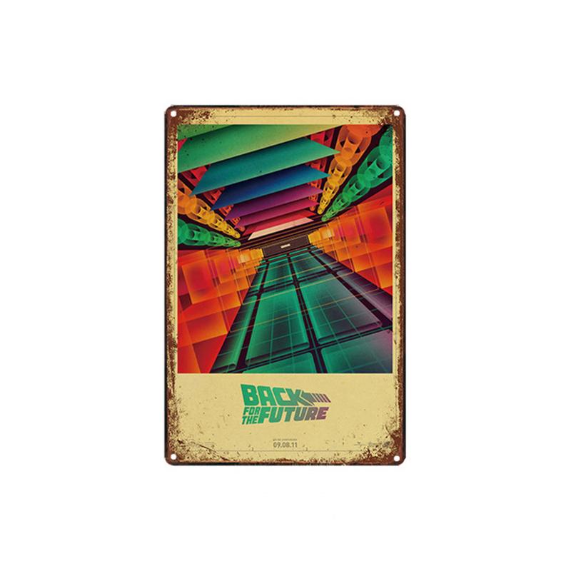 

Назад у майбутнє Знаменитий Художній Фільм Бляшана Табличка Металева Залізна Тарілка Живопис Ретро Класичний Постер Бар Спальня Настінна Наклейка Мистецтво Pl s 20x30cm（7.8x11.8inch）
