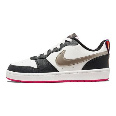 Court Borough Low 2 SE GS Summit Beyaz Pembe Prime Çocuk Spor Ayakkabı Off-Noir Metalik-Kalaylı DJ0040-100