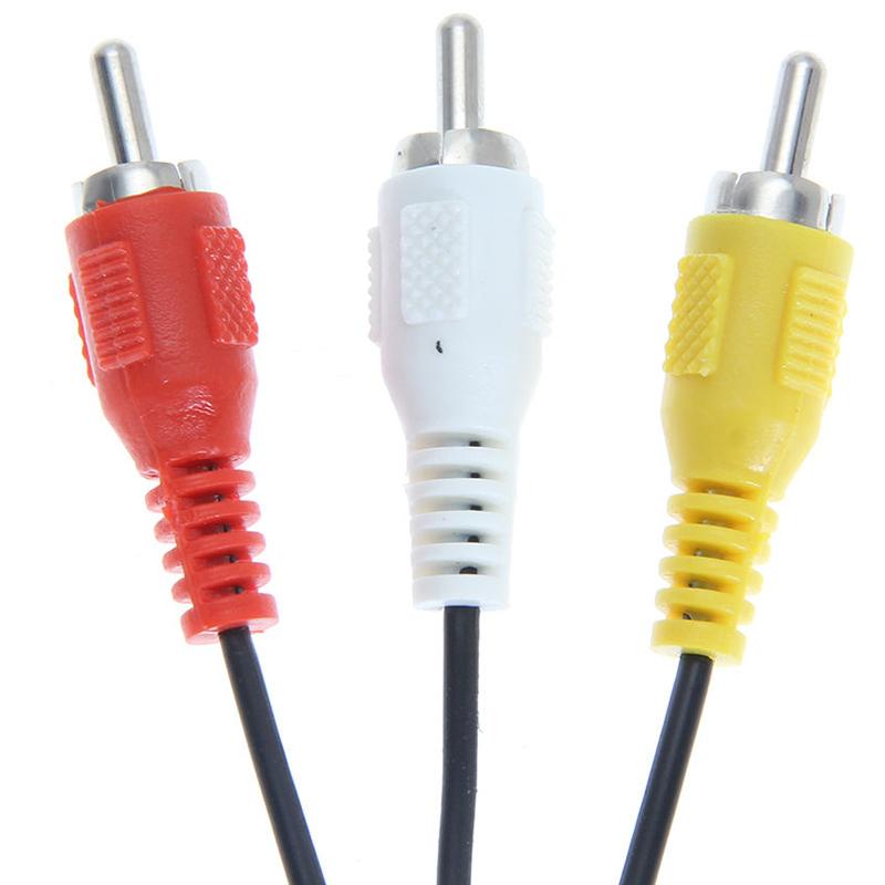 Ny 1,8 m AV Lyd Video RCA Spill Komposittkabel Ledning for Nintendo SNES N64