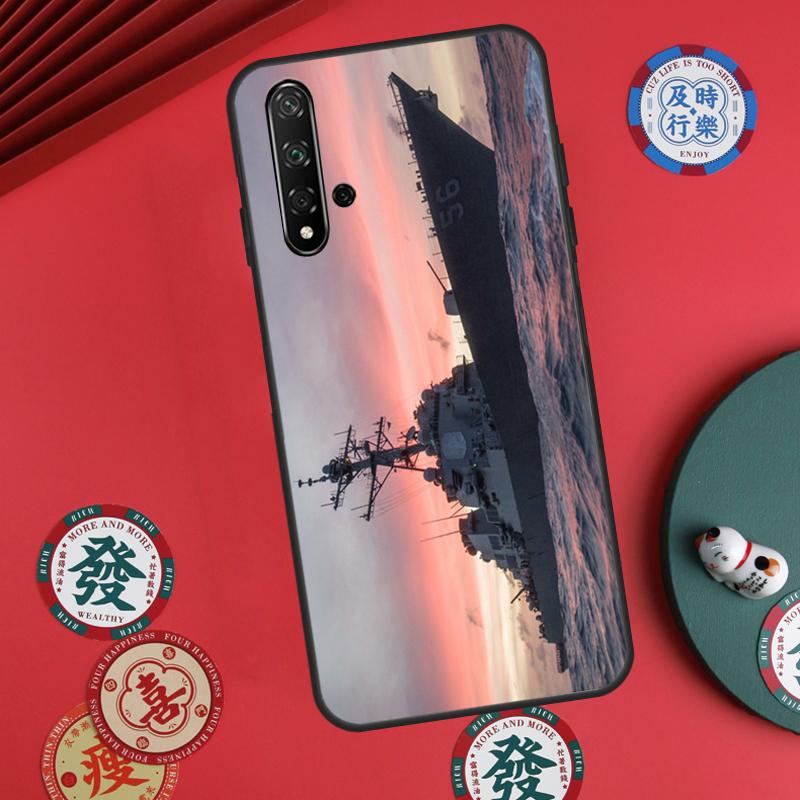

Navy Warship For Huawei Nova 11i 8i 12i 12s 9 10 SE Y60 Y70 Y90 Y72 Y73 Y61 Y91 P60 Pro P30 P40 Lite Case Huawei Nova Y73