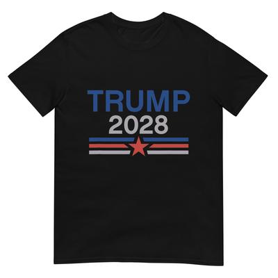 Unisex Shirt Cotton Oversize Large Size Trump 2028 Minimalist Retro Patriotic Trump Inauguration T-Shirt