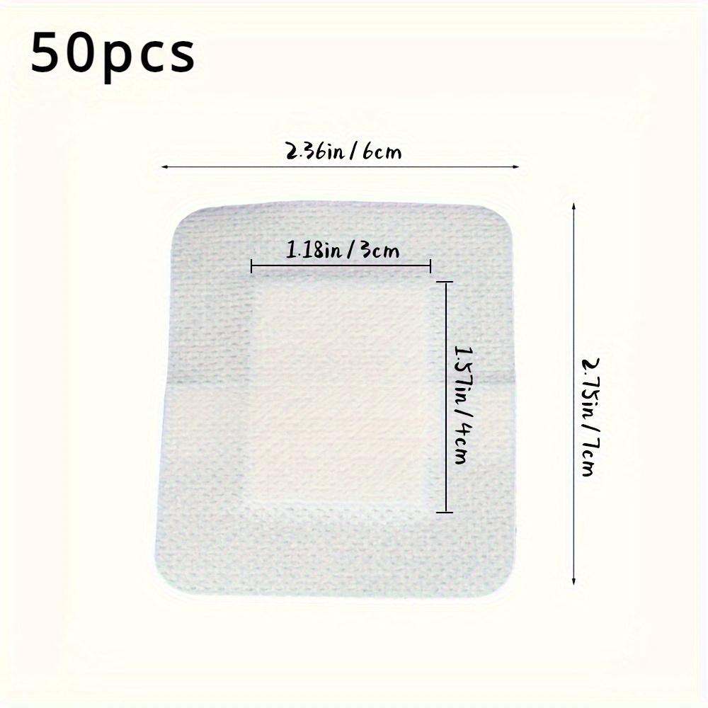50PCS Wound Dressings, Breathable Edge Gauze Pads, Latex Free Bandages, Self-adhesive Wound Dressings