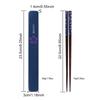 1Set Japanese Chopsticks Travel Camping Wooden Chopsticks Set With Case Reusable Sushi Sticks for Food Kitchen Tableware