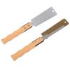 2 Pcs Hand Saws 7 Inch Gold Dovetail Saw and Double Sided Flush Cut Saw for Woodworking
