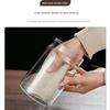 Portable Coffee Bean Container Leakproof Press Vacuum Seal Glass Jar For Travel Kitchen Storage HX6C