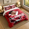 3-Piece Bed Sheet Set with Cristiano Ronaldo Design, 1 Flat Sheet and 2 Pillowcases for Bedroom