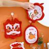 New Year 2025 Hand Towels Chinese New Year Wipe Cloth Supplies Super Absorpted Hand Towel Home Kitchen Cleaning Supplies