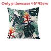 Green Garden Outdoor Cushion Covers Set With Linen Fabric For Patio Lounge Decor