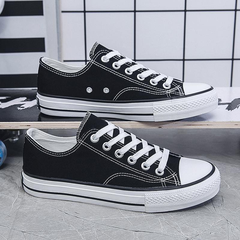 

Couple Canvas Shoes, Breathable and Versatile Men s Sneakers, Soft-bottom and Anti-slip Casual Sports Shoes 43 чёрный