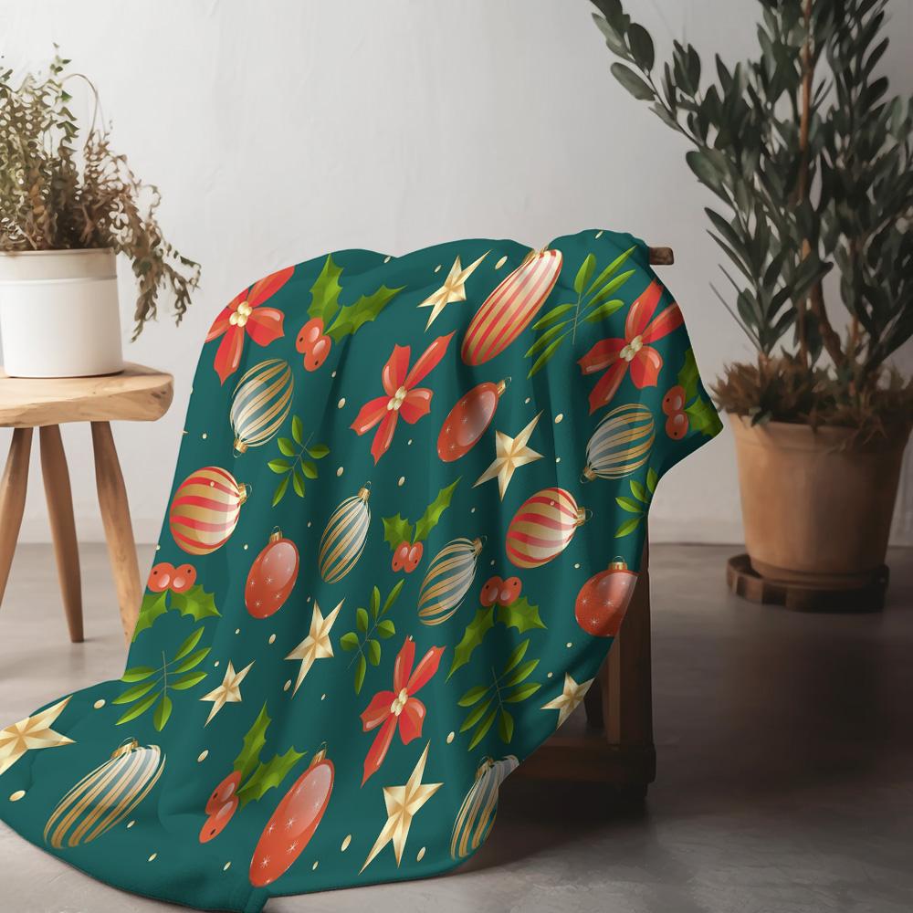 Tuniu Soft Plush Throw Blanket Decorative Sofa Bed Room Cushion Cover Floral Pattern Warm Cozy Throw Blanket 75x90cm