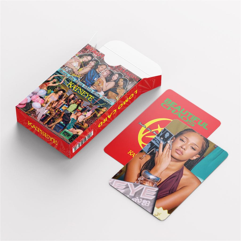 60 LOMO Cards, 32 Stickers, Multinational Girl Group  Returns With BEAUTIFULCHAOS Support Photo Cards And Stickers