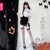 Sexy police instructor uniform police costume nightclub stewardess hip skirt suit cosplay