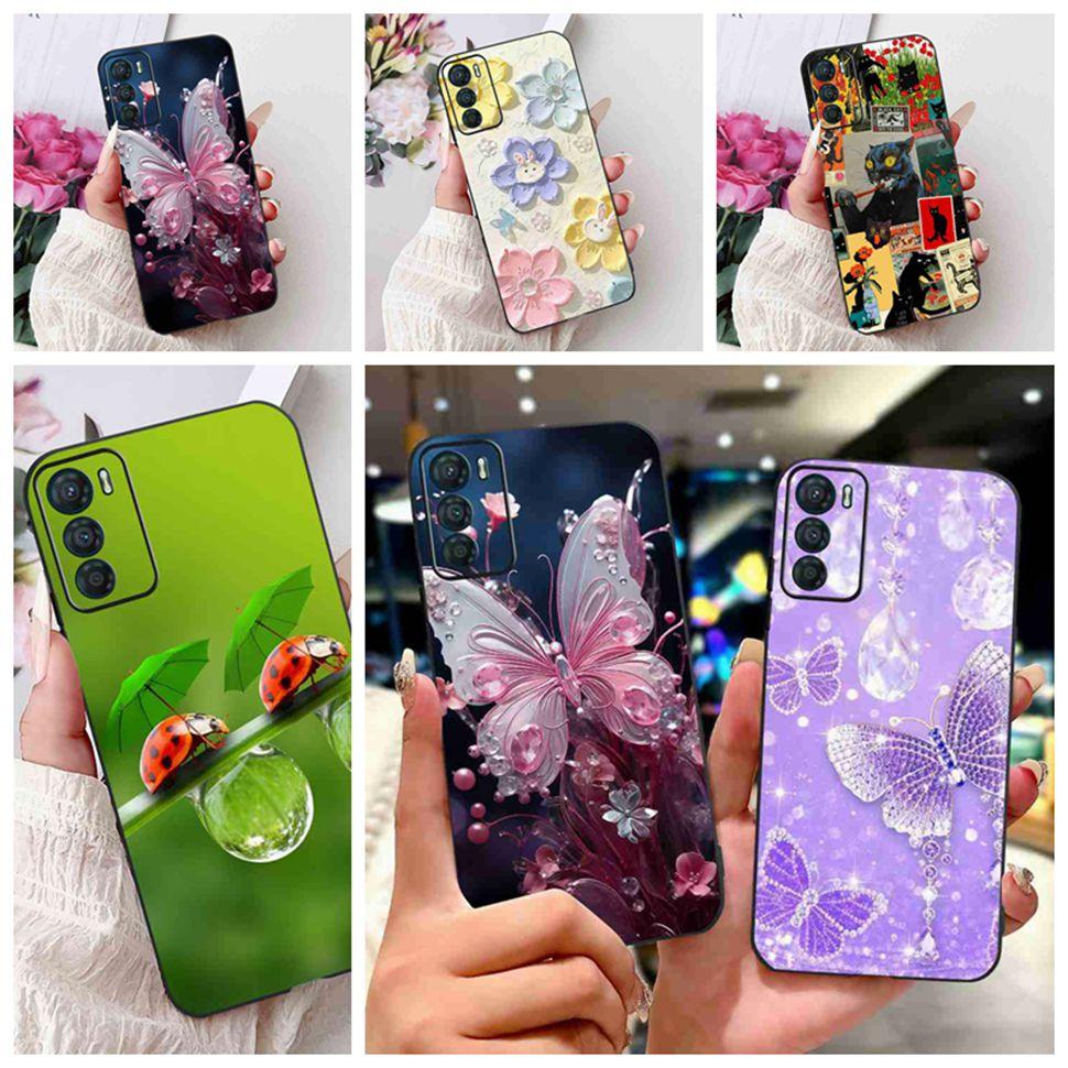 Cute Cat Case for Motorola Moto G42 Casing Protective Phone Cover For Moto G 42 G42 MotoG42 XT2233-2 Shell Capa