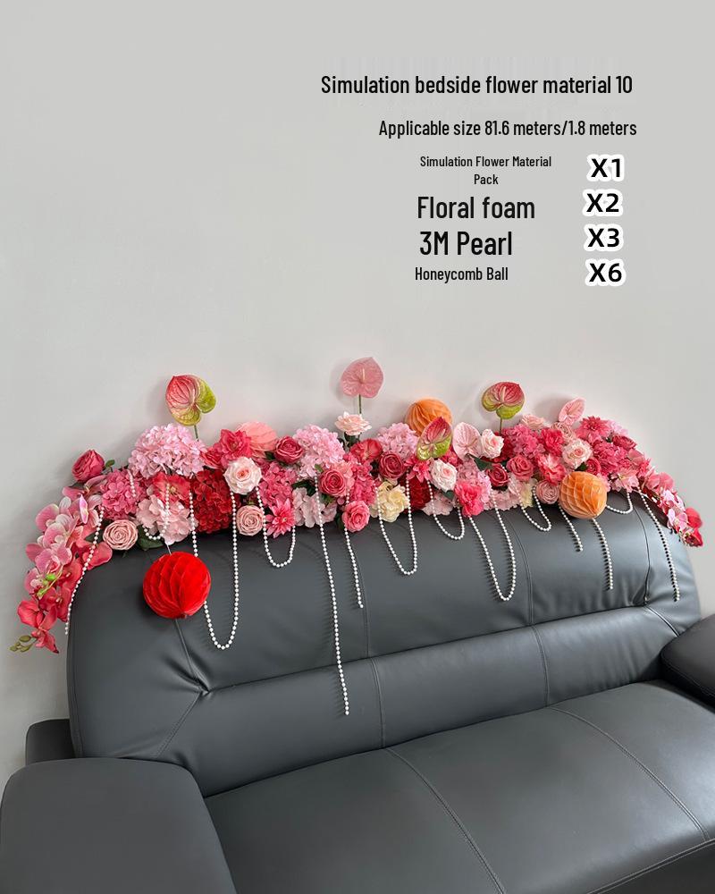Monet Garden Style Floral Art for Romantic Wedding Decor