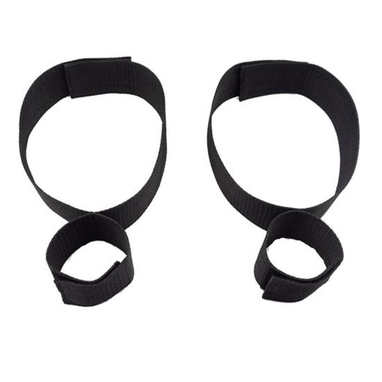 2Pcs Nylon Foot HandCuffs Thigh Restraints Bondage Straps Couples Flirt Sex Toy