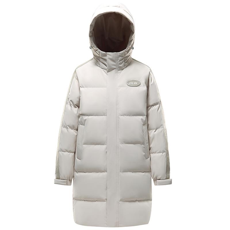 Winter Daunenjacke Herren Mittellang und Lang Sport und Freizeit Kapuzenjacke Zum Warmhalten