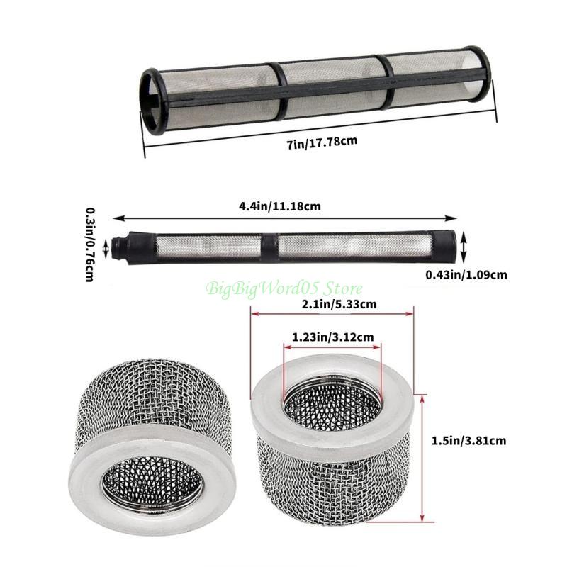 24TE Inlet Strainer Airless Sprayer Filter Screen Set  Sprayer Replacement Parts