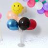Balloon Column Base with Assorted Shaped Balloons - Aluminum Film & Latex for Decorative Layouts & Floating Crystal Table Displays