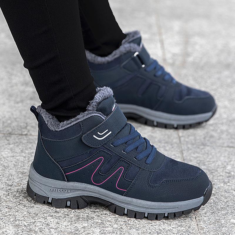 Cloth shoes big foot bone winter cotton shoes piled medium thickened sports shoes