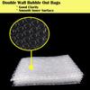 50PCS 8x10 Inch Bubble Out Bags, Clear Bubble Pouch Wraps Bags for Shipping Fragile Item, Protective Bubble Pouch Wrap Double Walled Cushioning Bags