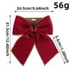 Red Green Christmas Bowknot Handcrafted Christmas Tree Decorations  Christmas Gift