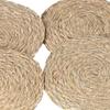 Corn Hull Handmade Dinner Kitchen Heat Insulation Home Table Pads Coaster Placemat Home Decor