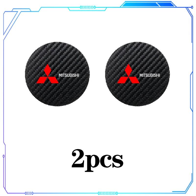 Biltillbehör, bil mugghållare/flaskhållare, halkfri matta, mjuk   För Mitsubishi Outlander Lancer 10 9 ASX RALLIART Eclipse L200 Pajero