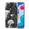 Dark Demon Black Skeleton Case Phone Cover for Xiaomi Redmi Note 14 13 12S 12 11S 11 11T 11E 10S 10 Pro Plus 5G Trend Fundas Not