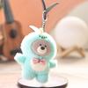 1Pcs Trendy Keychain Bear And Friends In The Forest Series Pendant Vinyl Face Bear Doll Plush Toy Kids Gift