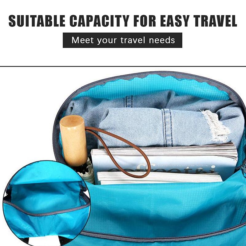 1Pcs Lightweight Travel Bags Ultralight Folding Bag Men Women Waterproof High-Volume Portable Backpack Outdoor Sports Daypack