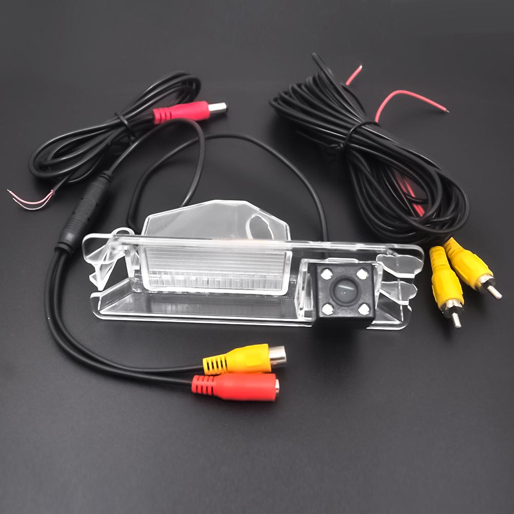 

Автомобильная камера заднего вида, обратная резервная камера CCD CCD ночь, 4 светодиода для Nissan March Renault Logan