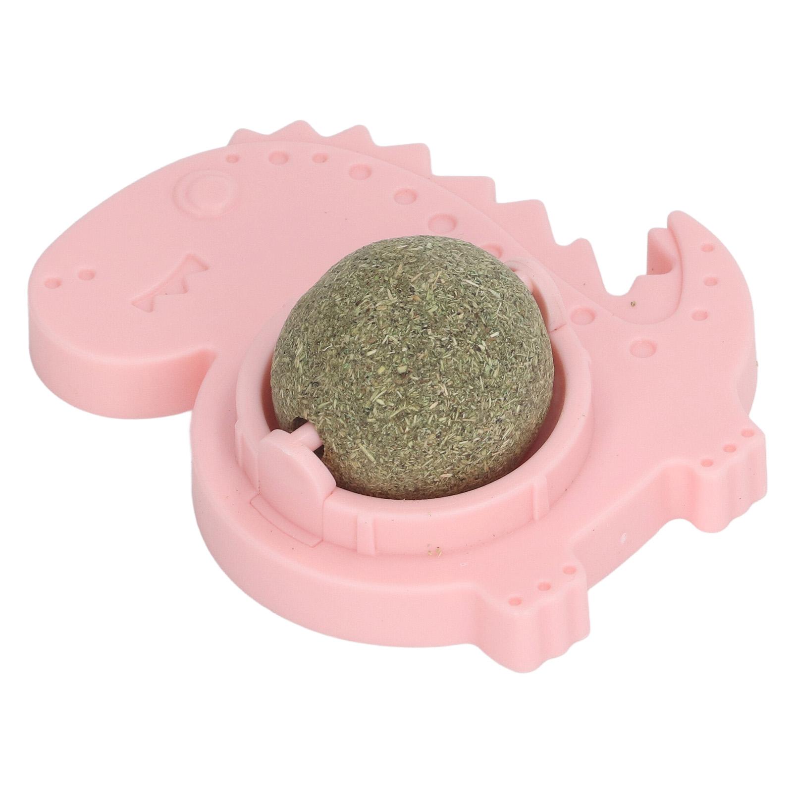 Catnip 360 Degree Rotatable Boredom Relief Adhesive Wall Cat Licking for Indoor
