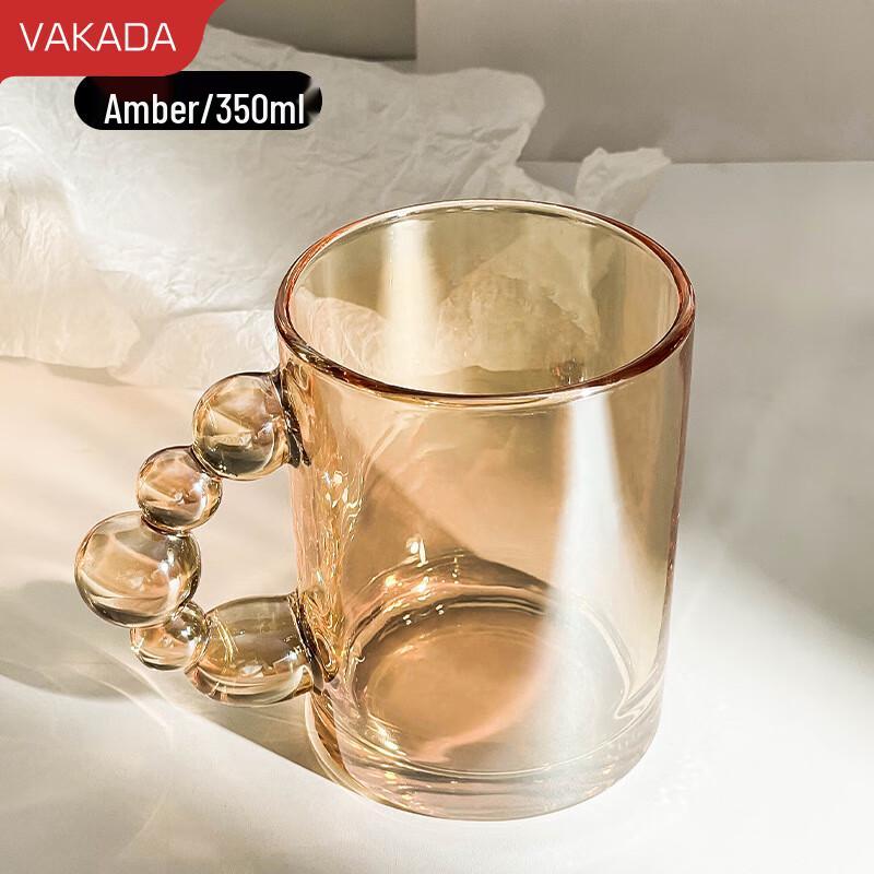 VAKADA Glass Coffee and Milk Cup