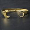 Wrench Biker Bangle 316L Stainless Steel Cool Spanner Bracelet For Men