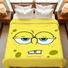 S-sponge-Bob-b cartoon Pants-s Blanket Throw Super Cosy Plush Living Room Sofa Couch Childish Birthday Gifts S-square- cute
