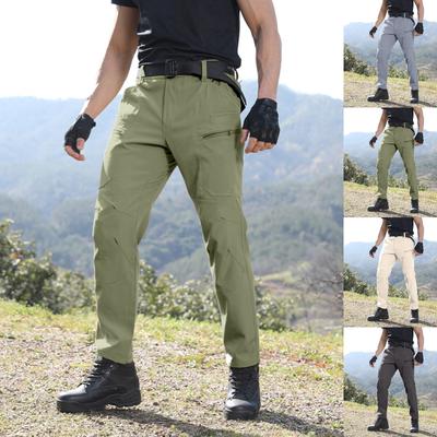 Men's Pants Soft-shell Pants Windproof Waterproof Hiking Pants Overalls