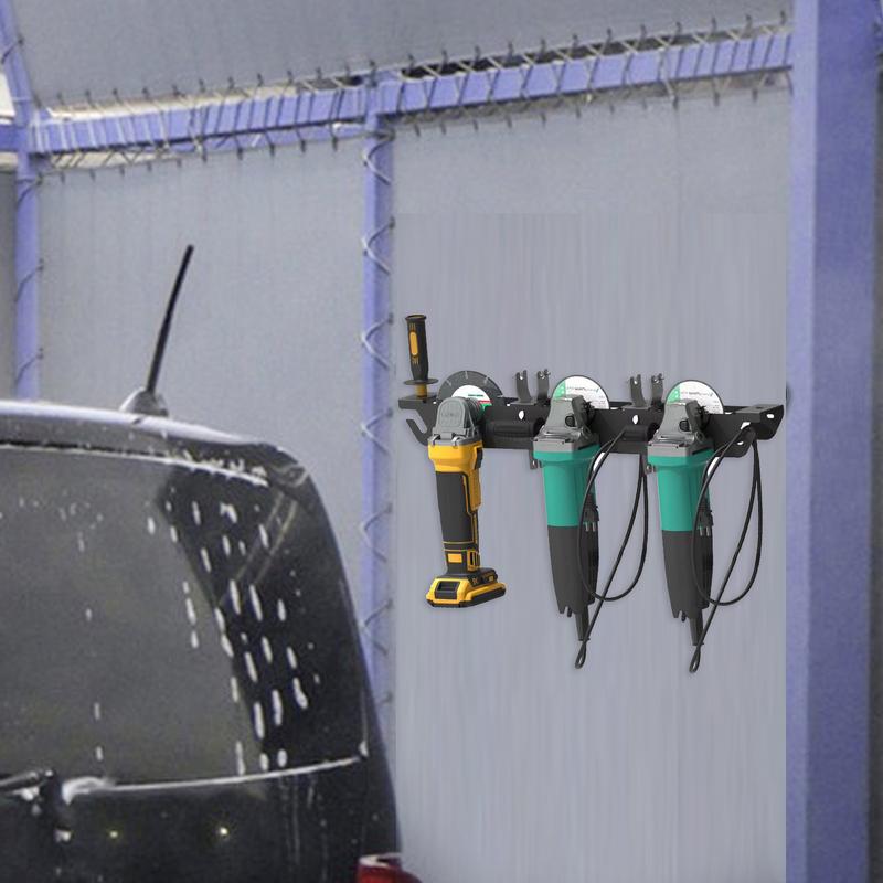 Angle Grinder Storage Rack Wall Mounted Tool Storage Rack Angle Grinder Rack Grinder Bracket Polisher Bracket for Tool Storage