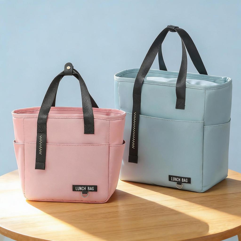Isolierte Lunchtasche mit hoher Kapazität für Berufstätige & Studenten - Stilvoll, Wasserdicht, Handliches Design