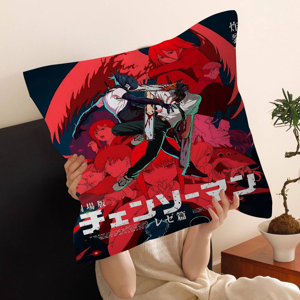 Chainsaw Man The Movie Reze Arc Pillow Gifts Home Office Furnishings Bedroom Sofa Car Cushion Cover Case 45x45cm