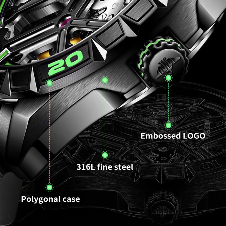 OUPINKE Nou ceas pentru bărbați pentru afaceri și agrement