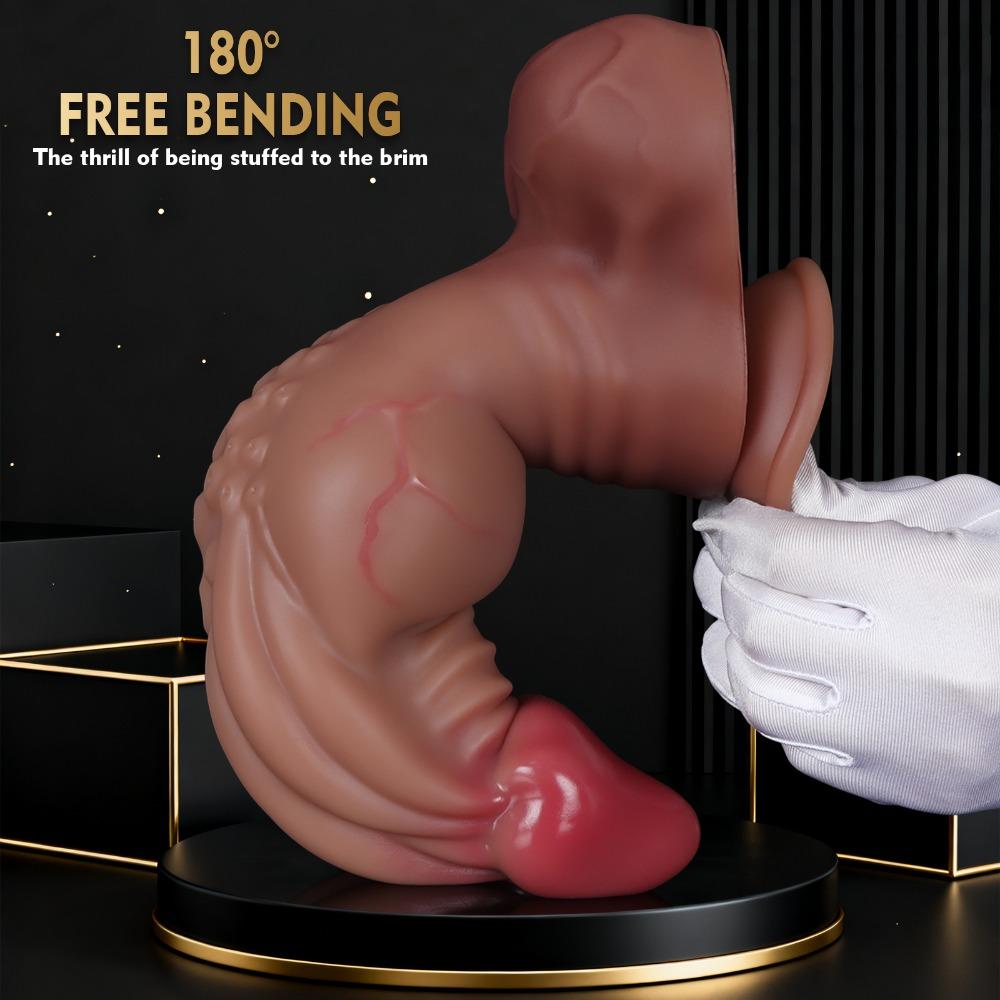 Oversized Realistic Silicone Dildo Anal Plug Adult Toy for Female Pleasure