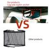 SUV Ceiling Storage Net Pocket Car Roof Bag InteriorCargo Mesh Stowing Organizer