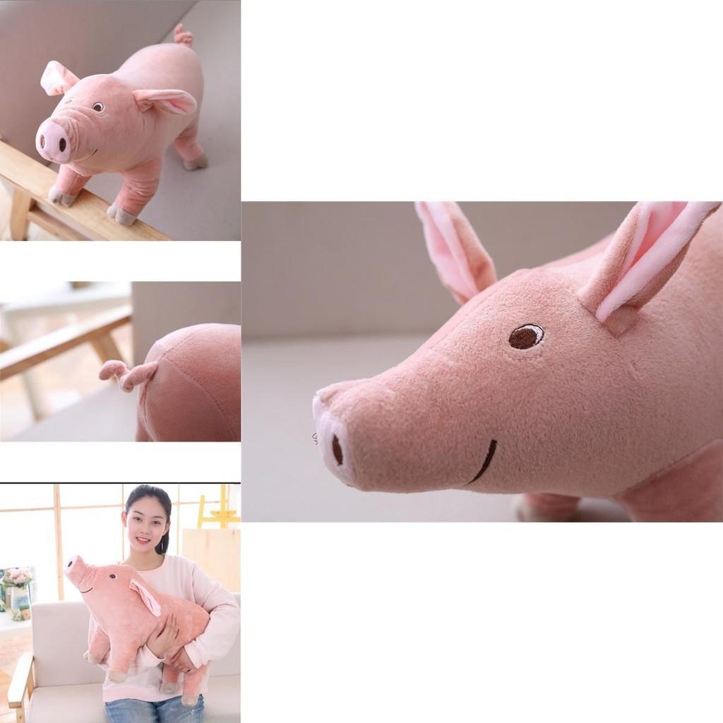 Cute Pink Pig Plush Toy Soft Animal Sleeping Pillow 25/40/60cm Comfortable Size