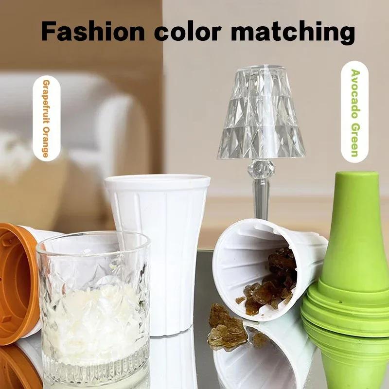 TPE Tazza per Smoothie Tazza Pinch Ghiaccio Tritato Fatto in Casa Tazze Squeeze Fai da Te Bevanda Fredda Domestico Cucina Tazza per Frullati Surgelati