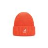 Merino Wool Rib Beanie 3663 Coral Flame